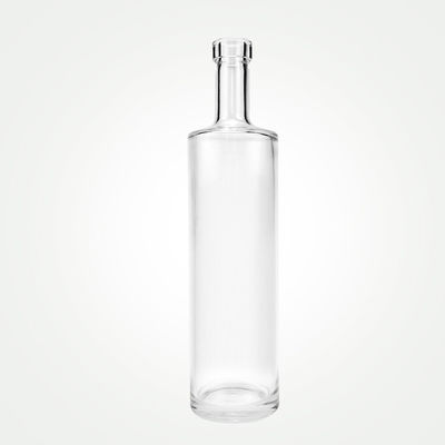 Garrafa de vidro preto transparente e fosco 750 ml Gin nórdico Whiskey Vodka Licores e bebidas