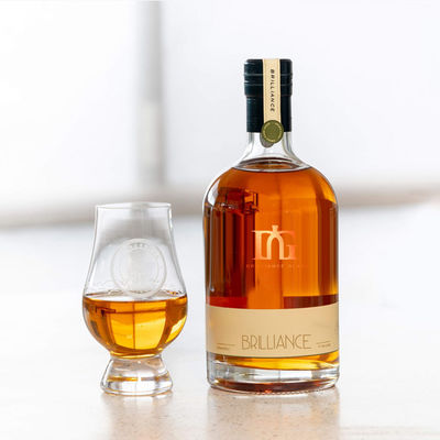 Garrafas de vidro de álcool Espiritualidade Vodka Garrafa de licor 350ml 700ml 750ml Nordic Transparente