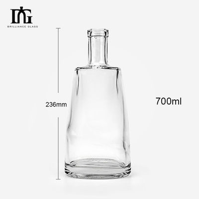 Material de base Vidro 50 ml 350 ml 700 ml 750 ml 1000 ml Garrafa de Vodka para Bebidas
