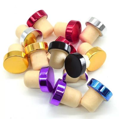 Ferraduras de vinho de forma personalizada de madeira e borracha OEM/ODM para tampão de vedação de garrafas