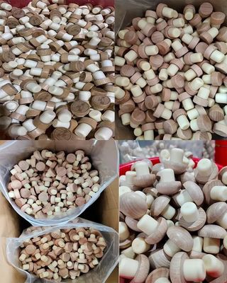 Ferraduras de vinho de forma personalizada de madeira e borracha OEM/ODM para tampão de vedação de garrafas