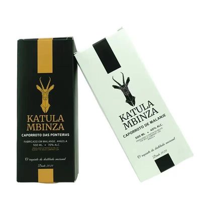 Caixa de madeira de couro PU de garrafa única para embalagens de vinho tinto, uísque, vodka, gin e rum