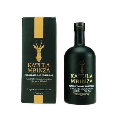 Caixa de madeira de couro PU de garrafa única para embalagens de vinho tinto, uísque, vodka, gin e rum