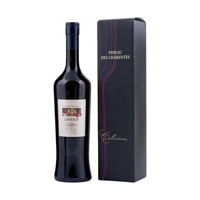 Outro armazenamento de artesanato de presente Caixa de vinho de couro e alças de garrafa única Caixa de presente reutilizável Crocodilo Grão Pu Couro Dupla Botella 750ml Caixa de vinho tinto