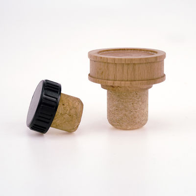 14mm 19mm 22,5mm T-top forma de madeira natural rolhas de cortiça de garrafas de vinho com logotipo personalizado