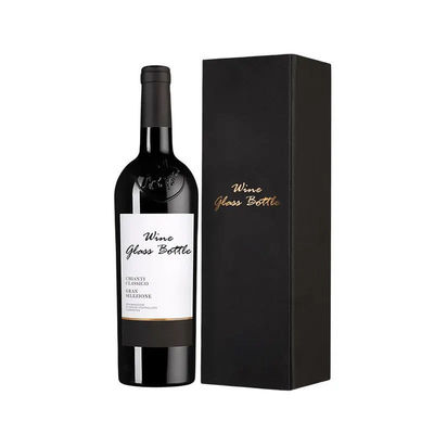 Embalagem de papelão para garrafas de vinho/água de whisky Caixa de presente com Eva personalizada dentro