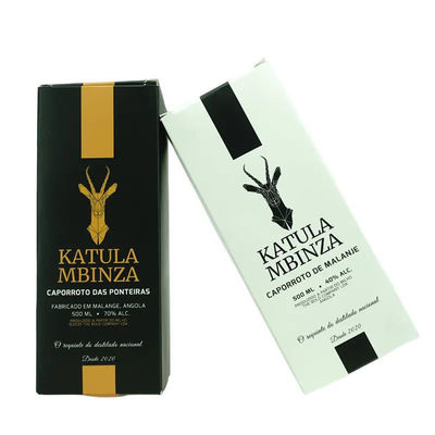 Embalagem de papelão para garrafas de vinho/água de whisky Caixa de presente com Eva personalizada dentro