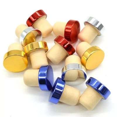 Top Bar Top Stopper de alumínio em forma de T para garrafas de vidro de forma personalizada