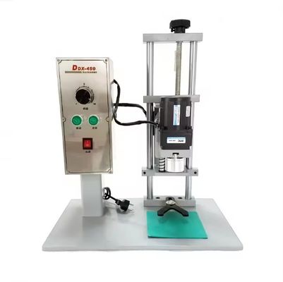DDX-450 Máquina de vedação espiral de tampa de garrafa de vidro de alumínio semiautomática manual para utilização