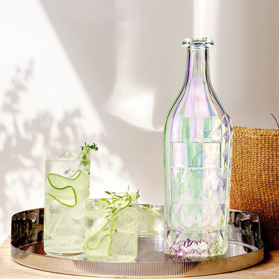 Garrafas de vinho de luxo em forma de diamante 700ml/750ml/1000ml Capacidade para bebidas carbonatadas