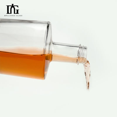 Garrafas de vidro de 750 ml para bebidas elegantes e de estilo