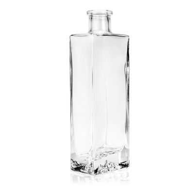 Colarinho de vidro Personalizado Gravado Garrafa de vinho 500ml 700ml de ouro Suco de cortiça