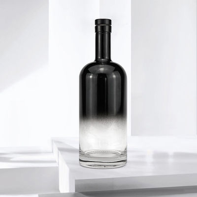 Garrafa de vidro vazia de 700 ml para Whisky Brandy Vodka Gin Rum Liquor e Vinho