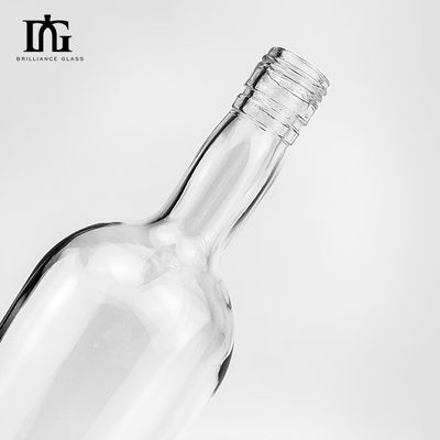 Garrafa de vidro de uísque com cortiça personalizada em 375ml/500ml/750ml/1000ml Capacidade
