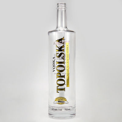 750ml 700ml garrafa de vinho de vidro estilo Chicago com tampa de cortiça de madeira e logotipo personalizado