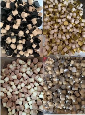 Acessórios de vidro de alumínio e de madeira, rolhas de vinho, rolhas de garrafas, tampas de vedação