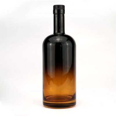 700 ml garrafa de vidro para bebidas bebidas industriais transparente âmbar preto