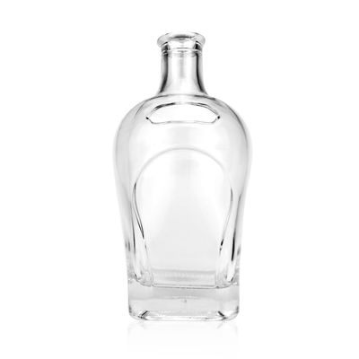 Garrafa de vinho de vidro de 700 ml/750 ml de capacidade com tampa para gravação e marca personalizada