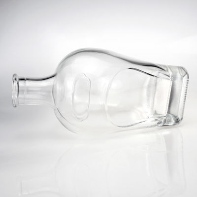 Garrafa de vinho de vidro de 700 ml/750 ml de capacidade com tampa para gravação e marca personalizada