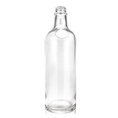 Garrafa de vidro transparente com tampa de parafuso Capacidade 500ml/750ml/1L Material do colarinho Vidro