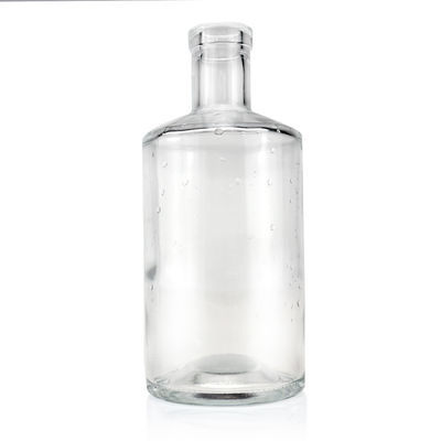 Aplicação de tequila garrafas de vinho de vidro transparente de 700 ml/750 ml com aprovação OEM/ODM