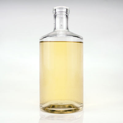 Aplicação de tequila garrafas de vinho de vidro transparente de 700 ml/750 ml com aprovação OEM/ODM