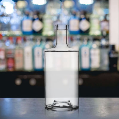 Garrafas de vidro para bebidas alcoólicas e vinhos com tampa de parafuso de 700 ml
