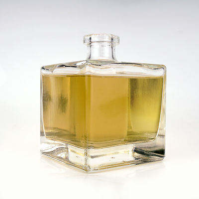 Gravação Custom 750ml garrafa de vidro quadrado para vinho de frutas uísque vodka brandy rum gin