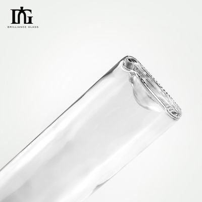 Forma personalizada 700ml 750ml 1000ml Corpo de vidro Vodka Liquor Gin Garrafa de uísque vazia para o seu