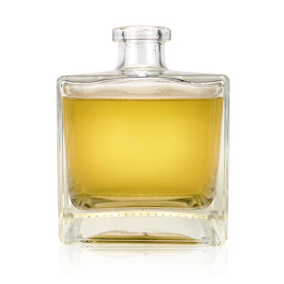 Gravação Custom 750ml garrafa de vidro quadrado para vinho de frutas uísque vodka brandy rum gin