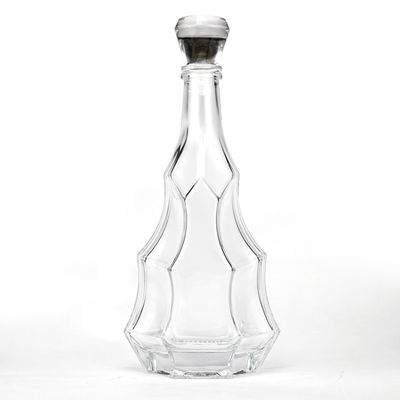 Garrafa industrial de vidro para vinho Rum Gin Vodka Tequila Vinho de design mais recente