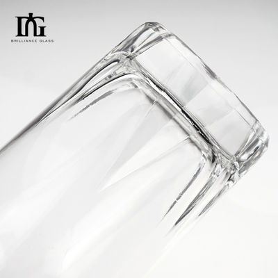 Garrafa de vidro para vodka uísque brandy rum licor design requintado e funcionalidade