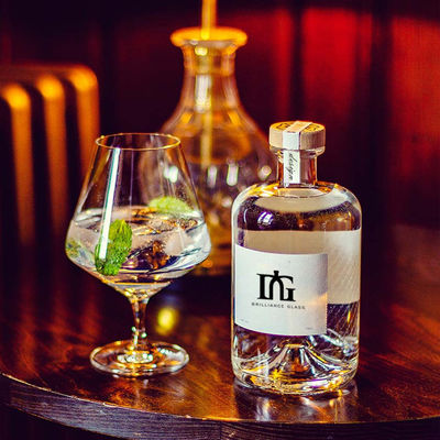 Garrafas de vidro de 500 ml, 700 ml e 750 ml, em forma redonda, para o tequila-pacho