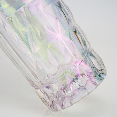 Collar de vidro transparente e tampa Botella de 700 ml para Vodka Gin Whiskey Rum