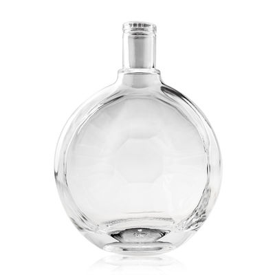 500 ml 700 ml 750 ml garrafas de vidro para manuseio de superfície de gelo Gin Vodka Whiskey Liquor Spirit