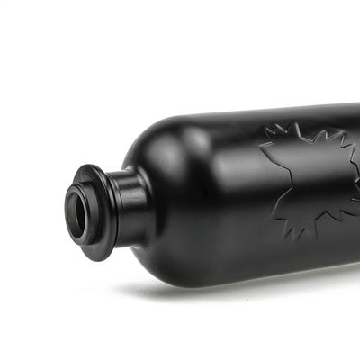 Botella de whisky gin de vidro de 750 ml com gravura personalizada e material de colarinho de vidro
