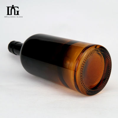 Garrafas de vidro de pintura a vapor de 700 ml de design nórdico claro com rolha de cortiça incluída