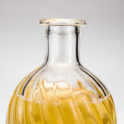 Gravação personalizada 375ml 500ml 700ml garrafas de vidro para sumo Vinho Álcool Rum Brandy