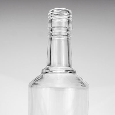 Gravação de superfície de manuseio garrafa de vidro para sumo de vinho rum Capacidade 500ml/700ml/750ml