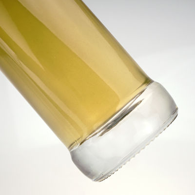 Gravação de superfície de manuseio garrafa de vidro para sumo de vinho rum Capacidade 500ml/700ml/750ml