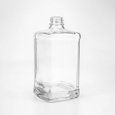 Logotipo do cliente aceitável Garrafa de rum de vidro de 500 ml 750 ml