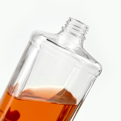 Logotipo do cliente aceitável Garrafa de rum de vidro de 500 ml 750 ml
