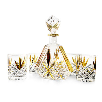 Garrafas de brandy de vidro de 650 ml/700 ml/750 ml com capacidade e cortiça de vidro