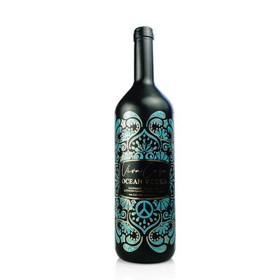 Impressão de logotipo personalizado Embalagens privadas Etiquetas de garrafas de vinho tinto