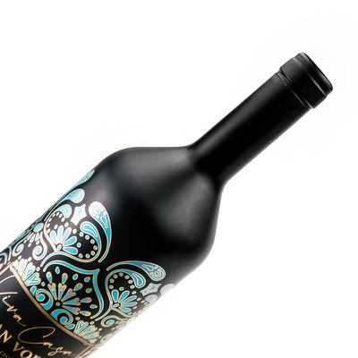 Impressão de logotipo personalizado Embalagens privadas Etiquetas de garrafas de vinho tinto