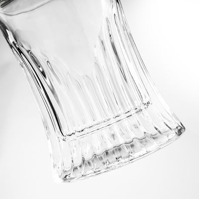 Elegante Vidro Vinho Vermelho Vidro Vodka Liquor Degustação de uísque Decantador com tampa de vidro