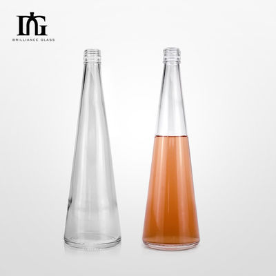 Customizado Vaso de vidro 700ml 750ml com tampa de parafuso de cortiça