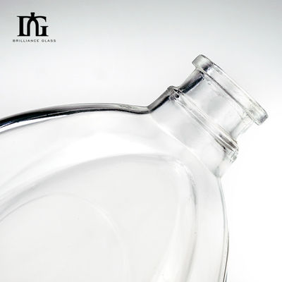 Envio rápido de várias garrafas de vidro para bebidas alcoólicas Vodka Whiskey Brandy Gin e Rum