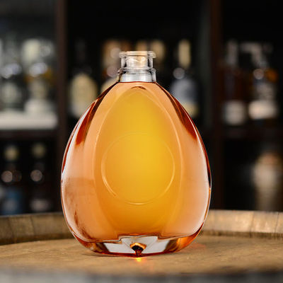 Envio rápido de várias garrafas de vidro para bebidas alcoólicas Vodka Whiskey Brandy Gin e Rum