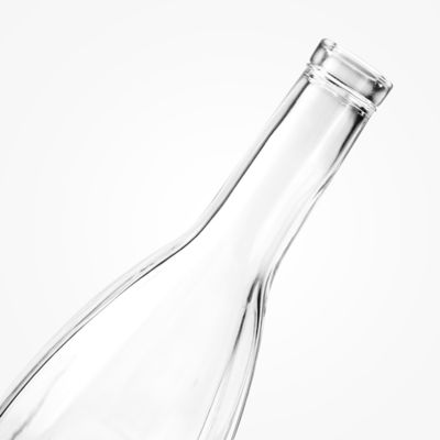 750 ml de vinho tinto esguio Brandy garrafa de vinho de rum de tamanho perfeito para os amantes do café